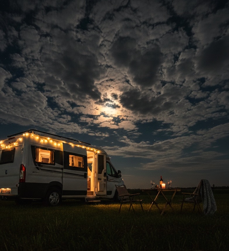 Działki campingowe Svarzevo we Władysławowie – kampery i przyczepy