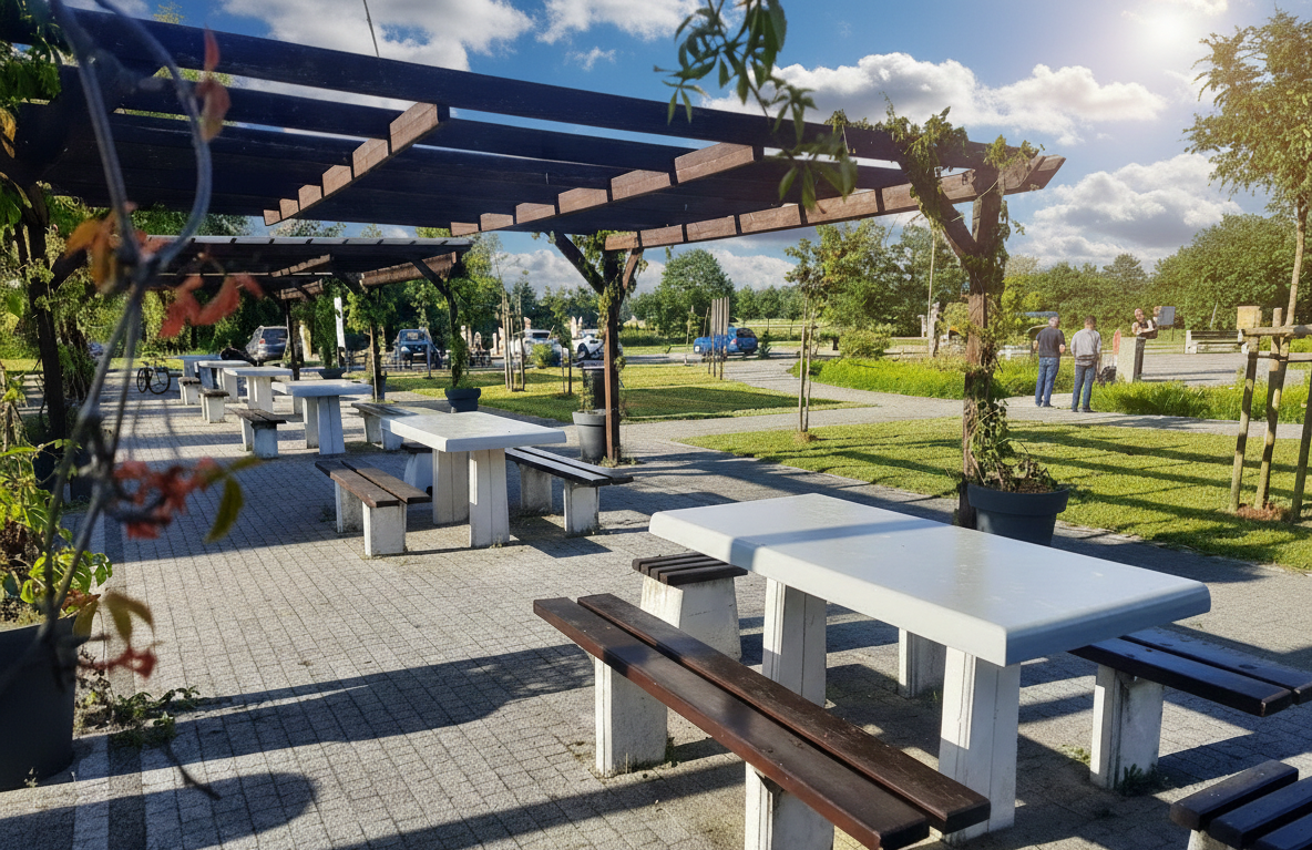 Nowoczesna przestrzeń rekreacyjna